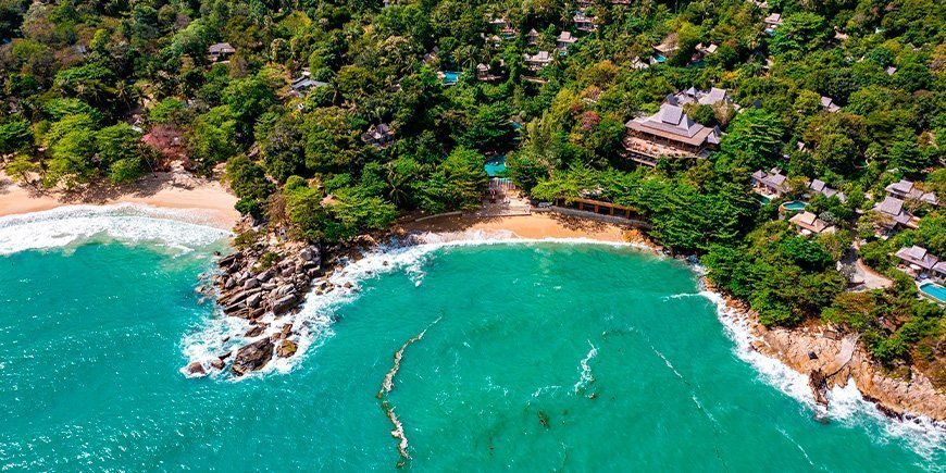 Thong Nai Panin ranta Koh Phanganilla.