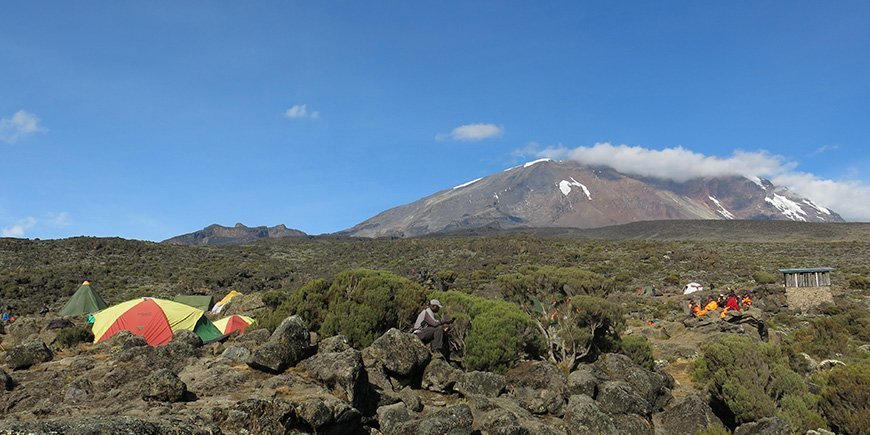 Kilimanjaro elokuussa