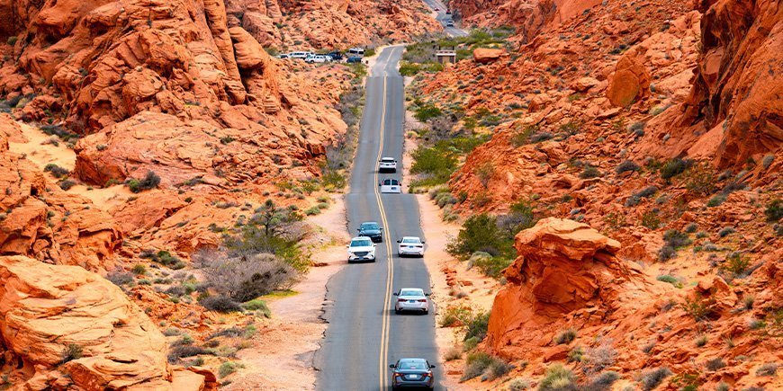 White Domes Road Valley of Fire State Parkissa Yhdysvalloissa